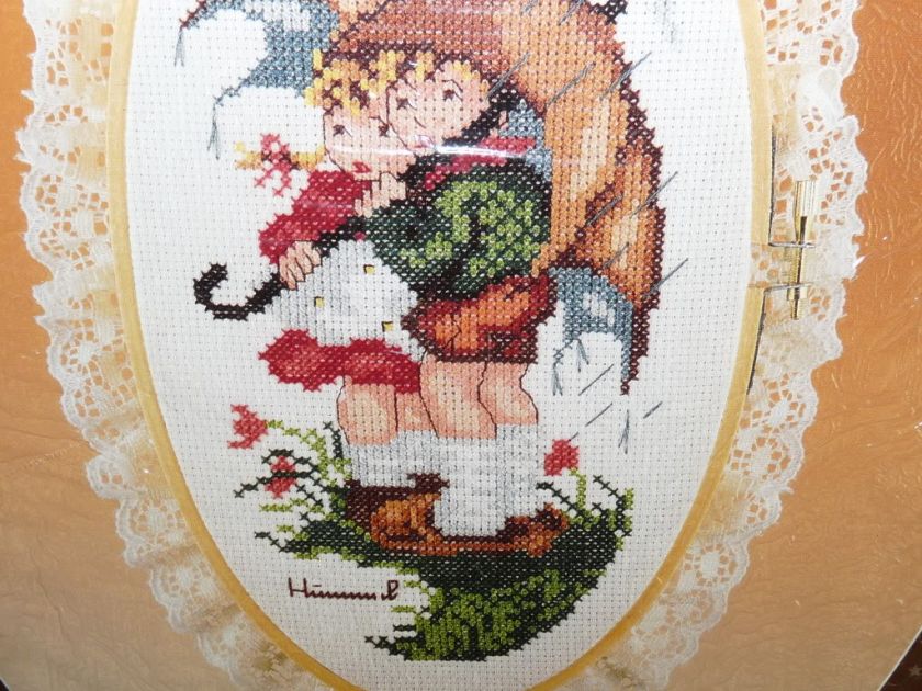 86 PARAGON Cross Stitch HOOP Kit STORMY WEATHER Hummel  