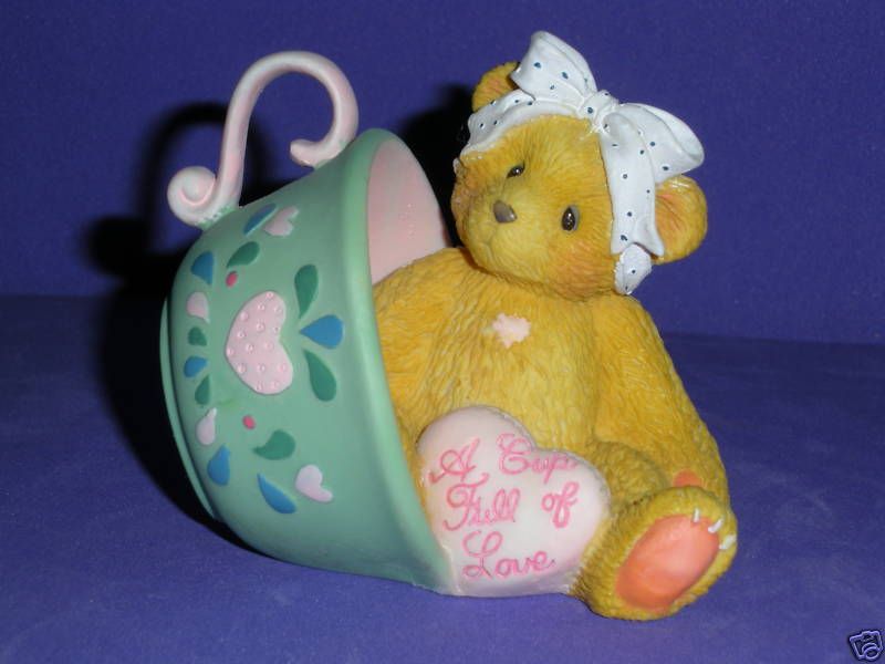 Cherished Teddy MARGARET Bear in Teacup 94 Ret.1999  