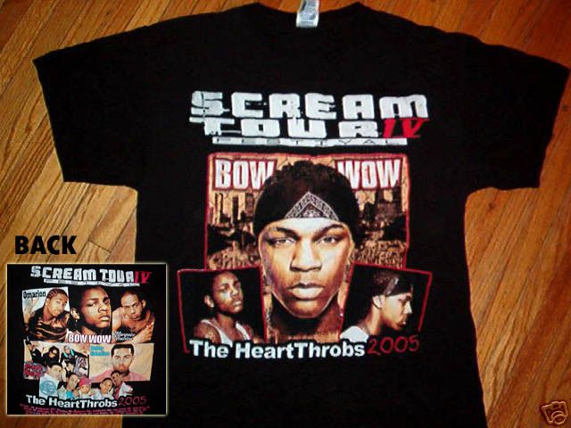 LIL BOW WOW large T shirt 2005 OMARION rap Pretty Ricky  