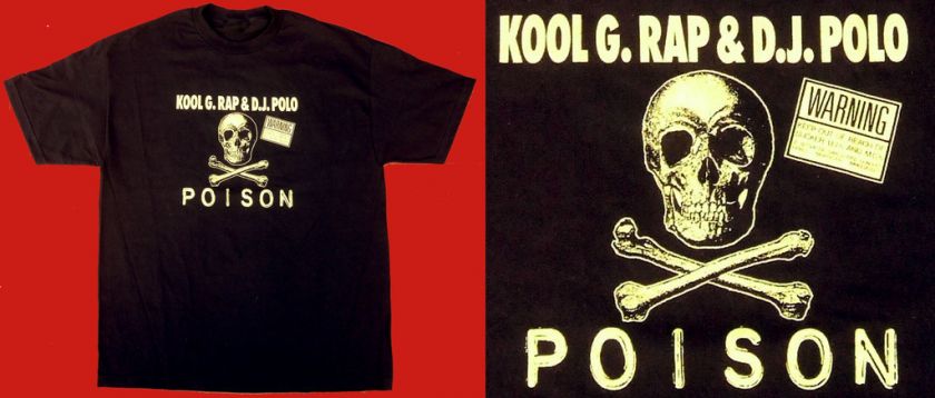 KOOL G RAP & DJ POLO T shirt Poison Road To The Riches  