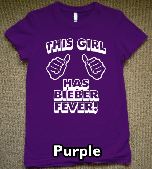 THIS GIRL justin BIEBER FEVER T Shirt new concert tee  