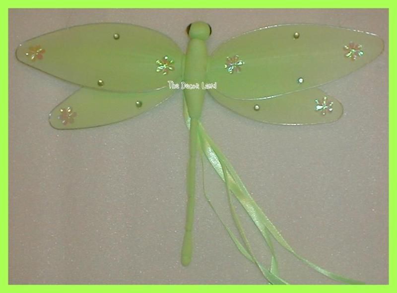   Nylon DRAGONFLY Nursery Hanging Decoration For Baby Girls Room  