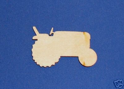 FARM TRACTOR LaserWoody Unfinish Wood Shapes 4FT1058A  