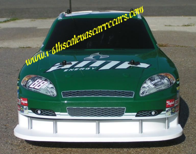 scale Team Up International Nascar RC car body shell #88 Dale Jr 