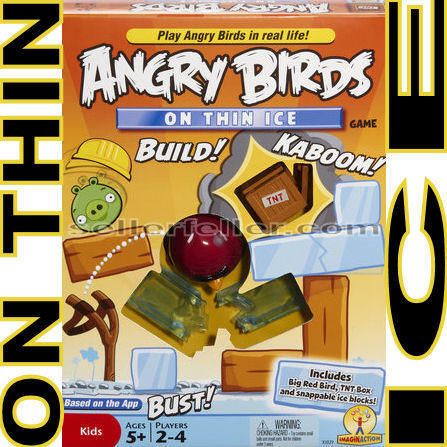 Angry Birds ON THIN ICE Game by Mattel NewTop Toy   VHTF  