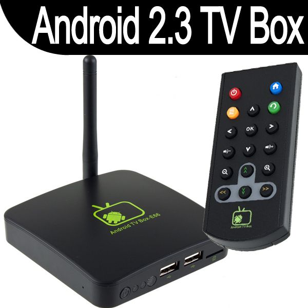 Google Android 2.3 HD 1080P Internet TV Box WIFI Media Player HDTV  