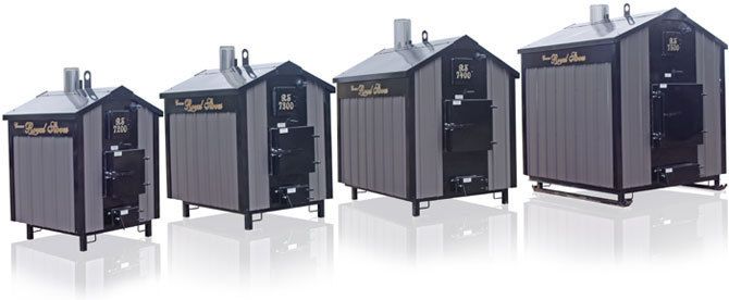 CROWN ROYAL OUTDOOR WOOD BOILER/FURNACE RS7200, RS7300, RS7400  