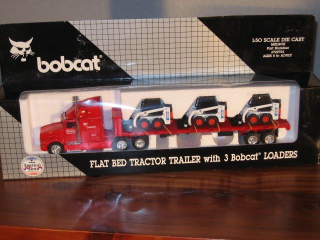 50 Bobcat Semi Tractor Trailer NIB Loader IH 753 H2F  