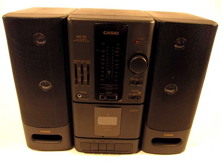   33 AM FM Cassette Tape Deck Mini Music System Radio Stereo NEW  