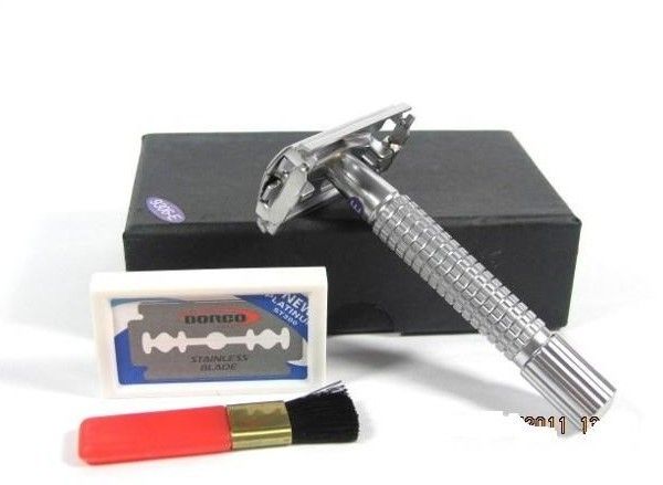 Double Edge Safety Razor TTO Butterfly Opening 788475000861  