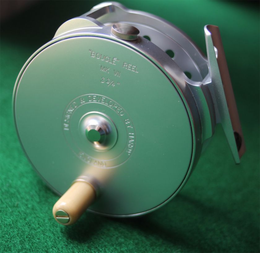 Perfect Hardy Bougle 3 3/4 Fly Fishing Reel 4 Cane Rod  