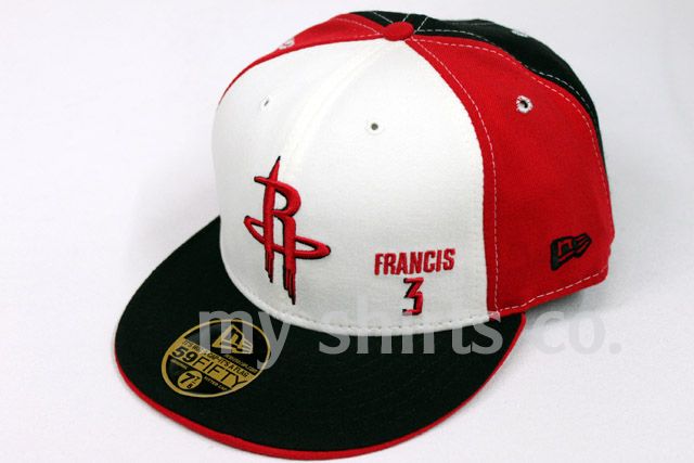 Houston Rockets NBA New Era Black Red Fitted Cap NEW  